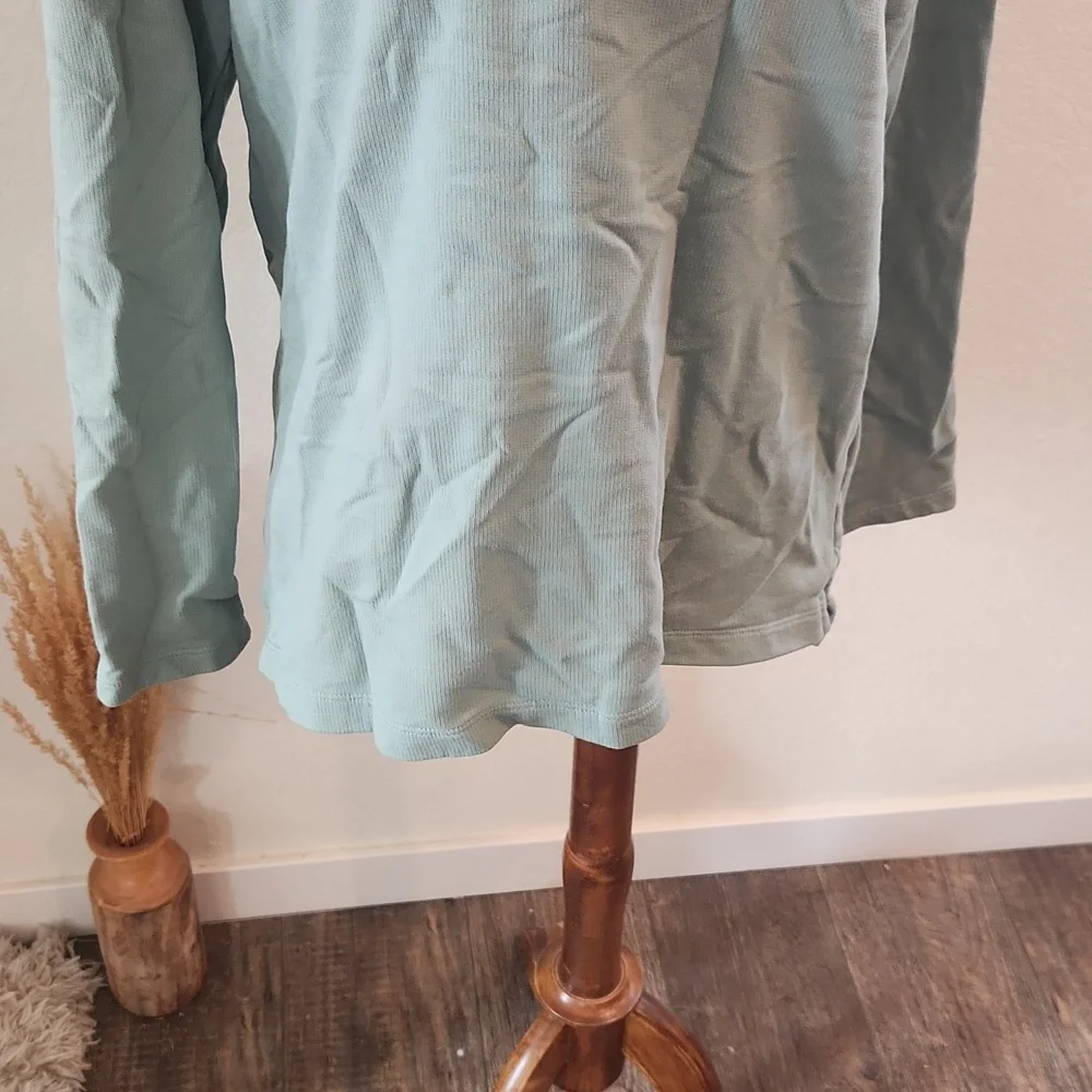 L.L. Bean Light Sage Green Pullover Jacket